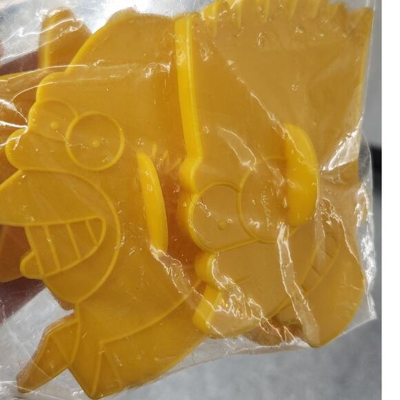 Wilton Cookie Cutters 5 Pieces The Simpsons Family Vintage 1990 NIP Baking - Picture 3 of 8